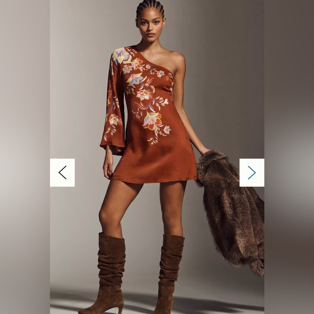 FARM Rio One Shoulder Floral Dress - Picture 2 of 4